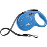 Flexi New Classic 5 m Şerit Medium Mavi Otomatik Köpek Tasması