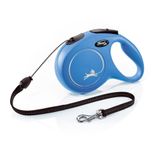 Flexi New Classic 8 m İp Medium Mavi Otomatik Köpek Tasması