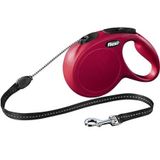 Flexi New Classic Kırmızı M 8 mt İp Otomatik Köpek Gezdirme Tasması