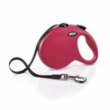 Flexi New Classic KT.01424 Otomatik Kırmızı 5 m Köpek Tasması