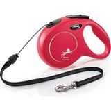 Flexi New Classıc M Boy Ip Tasma Medium 8 Metre Otomatik ipli Köpek Uzatma Max 20KG - Kırmızı
