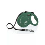 Flexi New Classic Otomatik Yeşil Şerit Köpek Gezdirme Tasması Medium 5 Metre