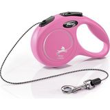 Flexi New Classıc Xs Boy Ip Tasma Xsmall 3 Metre Otomatik Ipli Köpek Uzatma Max 8kg - Pembe