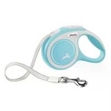 Flexi New Comfort Otomatik Açık Mavi Şerit Köpek Gezdirme Tasması Medium 5 Metre