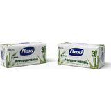 Flexi Pofuduk Mendil 3 Katlı 2’li Set 300 Yaprak %100 Bitkisel Selüloz 17X19 cm