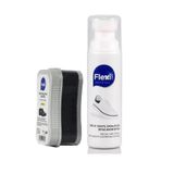Flexi Spor Beyaz Deri Ve Kumaş Ayakkabı Boyası 75 ml + Flexi Cilalı Sünger