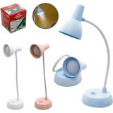 Flexi Tasarım Çalışma Masa Lambası 360° Ayarlanabilir Esnek Pilli LED Işık Göz Yormayan Özel Abajur
