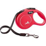 Flexi Yeni Klasik Geri Çekilebilir Tasması (Bant), 3 M, Ekstra Küçük, Kırmızı, Model Numarası: Cl00t3.250.r