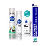 FLEXİCARE Spor Deri Ve Kumaş Beyaz Ayakkabı Boyası 75 Ml. & Ayakkabı Deodorantı & Parlatma Süngeri