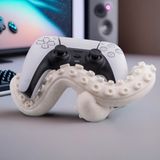Flexilab Creative – 3D Baskı Ahtapot Kol Tasarımlı Ps5 Dualsense Standı | 20 cm Uzunluk, 7 cm Yükseklik, Pla Malzeme, Dekoratif Oyun Konsolu Tutucu