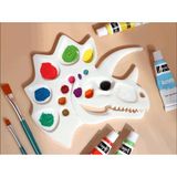 Flexilab Creative – Dinozor Kafası Şekilli Boya Paleti | 3D Baskı, Pla Sağlıklı Malzeme