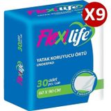 Flexilife Yatak Koruyucu Örtü 60x90 30'lu 9 paket / 270 adet