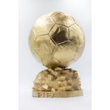 Flexis 15 cm Fıfa Ballon D'or Maketi Gold Kaplama Plastik Malzeme ile Gerçekçi Detaylar