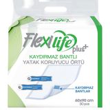 Flexlife 60x90 cm 60 Adet Kaydırmaz Hasta Alt Açma Yatak Koruyucu Örtü