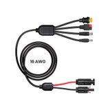 Flexsolar 4 In 1 Cable Güneş Enerjisi İstasyonu Jeneratörü Ve Güneş Paneli İçin Anderson Adaptör-115057