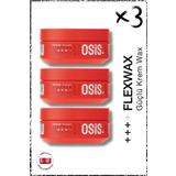 Flexwax Ultra Güçlü Doku Veren Krem Wax 85ml x 3 Adet | Yeniden Şekillendirilebilen Stiller