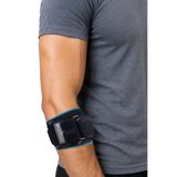 Flexy Medical Mavi Epikondilit Bandajı Dirseklik Sporcu Dirsek Bandı Silikonlu Ayarlanabilir Tenis Basketbol Fitness Golf Voleybol Antrenman