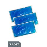 Flexy Medical Termojel Sıcak Soğuk Kompres Jel Buz Paketi, 3 Adet Soğutucu Jel Isıtıcı Jel Kompres 13cmx26cm