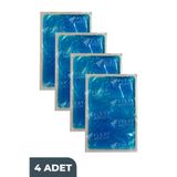 Flexy Medical Termojel Soğuk Sıcak Kompres Jel Buz Paketi, 4 Adet Soğutucu Jel Isıtıcı Termo Jel 26cmx35cm