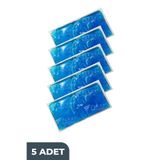 Flexy Medical Termojel Soğuk Sıcak Kompres Jel Buz Paketi, 5 Adet Soğutucu Jel Isıtıcı Termo Jel 13cmx26cm