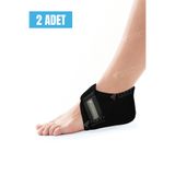 Flexy Medical Topuk Dikeni Plantar Fasiit Destekli Silikon Topuk Çorabı 2 Adet Ayak Ağrısı Önleyici