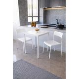 Flinder 2Li Mutfak Seti Mutfak Masa Ve Sandalye Seti Balkon Masası Cafe Seti Bb-Sanbb-2