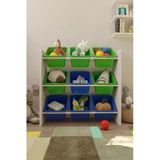 Flinder 9 Sepetli Çok Amaçlı Oyuncak Dolabı Montessori Dolap Fln85008504sbd