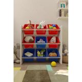 Flinder 9 Sepetli Çok Amaçlı Oyuncak Dolabı Montessori Dolap Fln85008508sbd