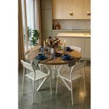 Flinder Çam 4 Kişilik Mutfak Masası Takımı Yuvarlak Masa Yemek Masası Mutfak Masa Sandalye Takımı 4 Sandalye 1 Masa 737968960571