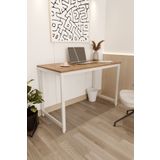 Flinder Çam/Beyaz 120x60 Çalışma Masası, Bilgisayar Masası, Ofis Masası