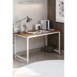 Flinder Çam/Beyaz 60 X 140 Cm, Ofis Masası, Çalışma Masası, Bilgisayar Masası, Yemek Masası, Metal Ayaklı