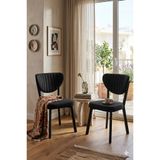 Flinder MD-1001 Siyah Elma 2'li Mutfak Sandalyesi, Yemek Odası, Bahçe, Balkon, Otel, Restoran, Kafe