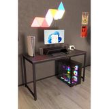 Flinder Siyah 140X60 Oyuncu Masası, Bilgisayar Masası, Gamer Masası, Gaming Masa, Metal Ayaklı Fln14008osbd