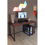 Flinder Siyah Oyuncu Masası 60X140 Cm, Siyah Renk Bilgisayar Masası, Gamer Masası, Gaming Masa Fln14007osbd
