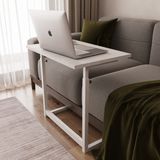 Flinder Yükseklik Ayarlı Laptop Masası - Çalışma Masası - Bilgisayar Masası - 60x40 Cm - Beyaz