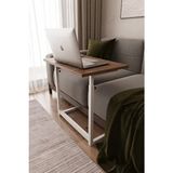 Flinder Yükseklik Ayarlı Laptop Masası Modern Tasarım Suntalam Malzemeden Dayanıklı Çalışma Masası - Renkli - 60x40 cm