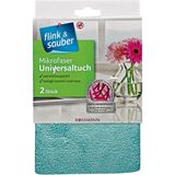 Flink & Sauber Çok Amaçlı Mikrofiber Temizlik Bezi 32 x 35 cm 2 Parça Kolay Temizlik İçin