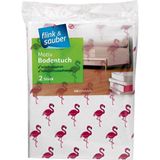 Flink & Sauber Mikrofiber Temizlik Bezi 50x59 cm Desenli 2'li Yüksek Emicilik Özelliği