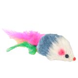 Flip 4.5 cm Renkli Peluş Fare Kedi Oyuncağı