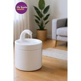 Flip My Gusto Health Seramik Kedi ve Köpek Su Pınarı Beyaz