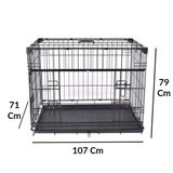 Flip Pet Katlanır Tel Köpek Kafesi 107 cm