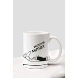 Flipped Deliriyor Muyuz Doodle Kupa Bardak - 350 ml - 1 Adet - Beyaz