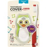 Flipper Baykuş Figürlü Yeşil Diş Fırçası Saklama Kabı