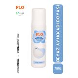 Flo Spor Deri Ve Kumaş Beyaz Ayakkabı Boyası Bakımı 75 Ml