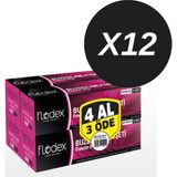 Flodex Büyük Boy 4'lü Buzdolabı Poşeti 12'li - Şeffaf