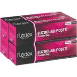 Flodex Buzdolabı Poşeti 4 Al 3 Öde Orta Boy 20'li - 24x38 cm
