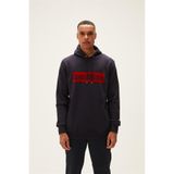 Flog Hoodie Lacivert 3D Baskılı Kapüşonlu Erkek Sweatshirt L