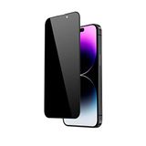 FLOLAB iPhone 14 Pro Max Gizlilik Ekran Koruyucu, Gizliliğinizi Koruyan En İyi iPhone Temperli Camdır - Dayanıklı, Tereyağı Kadar Pürüzsüz ve Kurulumu Kolay, Garantili. (Toz Önleyici)