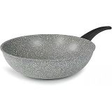 Flonal Dura Induction Tava, Pişirme Kızartma Için, Yapışmaz Son Derece Çizilmeye Karşı Dayanıklı, Indüksiyon, Gaz, Seramik, İtalyan Kalite, Wokpfanne 28Cm
