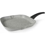 Flonal Kare 28x28 cm Dura İndüksiyonlu Izgara Tavası